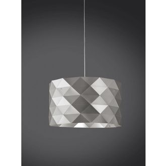 Linea Zero Suspensi&oacute;n 5 Luces Plata En Metal Cromado Cm. 40 X 25 Horas