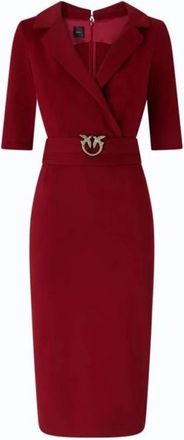 Pinko Summer Kleedjes - Dames - Wikkelkleedje - Rood - M - Kleedjes