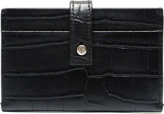 Saint Laurent Portacarte con effetto coccodrillo 2000-2020 - Nero