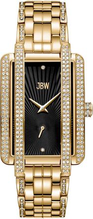 JBW Mink Collection Quartz Diamond Black Dial Ladies Watch J6358G