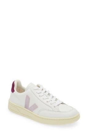 Veja V-12 Sneaker in Extra-White Parme Magenta at Nordstrom Rack, Size 38