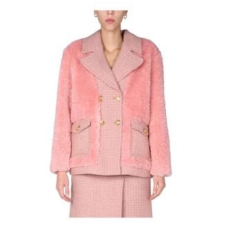 Moschino Mat Jacket - female - Boutique Moschino - Tweed Jackets - Pink - XS - Jackets