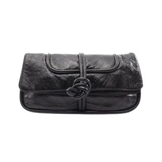 Loewe Pre-owned Clutch bag - Dames - Pre-owned - Zwart - Maat: ONE Size Leer