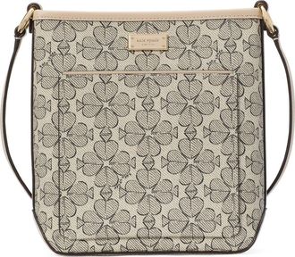 Kate Spade New York ava spade flower coated canvas crossbody bag in Neutral Multi at Nordstrom