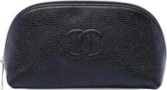 Chanel Pre-owned Leather chanel-bags - Dames - Vintage Clutch - Zwart - ONE Size - Vintage