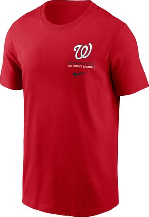 Nike Washington Nationals 2-Hit Nike Mens MLB T-Shirt in Red | N19962QWTL-1DJ