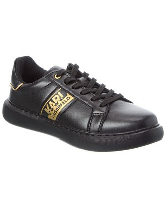 Karl Lagerfeld Side Logo Leather Sneaker