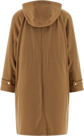 Max Mara Womens Beige Polyamide Parka Clothing