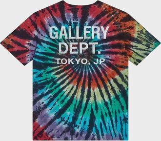 Gallery Dept. Mens Tokyo Souvenir Tee Classic Tie Dye Multi - Size: 42/Regular
