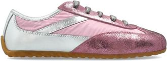 Alexander McQueen Boxe Sport Sneakers - Dames - Sneakers - Roze - 36 EU - Leer - Schoenen