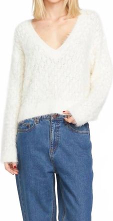 Volcom Mesa Cove Sweater In Star White