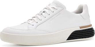Cole Haan Grandpro Halfcourt Skyweave Mens Shoes White/Black Leather : 10.5 D - Medium