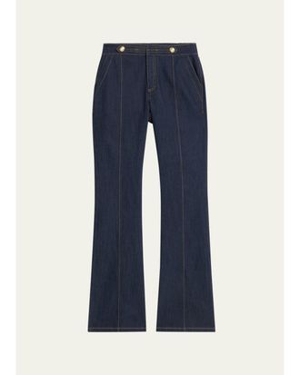 Cinq &agrave; Sept Abbot High-Rise Flared Jeans