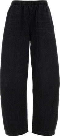 Alexander Wang Denim Sweatpant W/ Elasticated Drawstring Wais