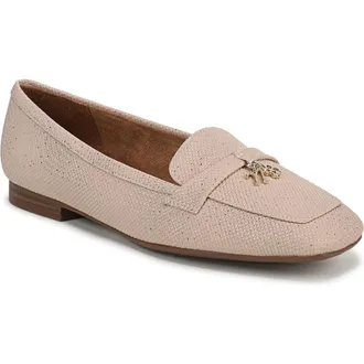 Naturalizer Brody Apron Toe Loafer in Metallic Sand at Nordstrom Rack, Size 7.5