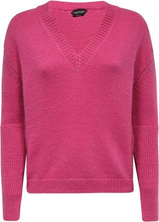 Tom Ford Maglione con scollo a V - Rosa