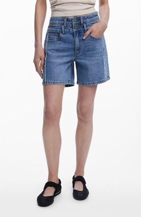 Desigual Stretch Denim Shorts in Blue at Nordstrom, Size 40