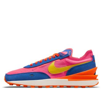 Nike (WMNS) Nike Waffle One Racer Blue Hyper Pink DC2533-400