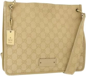 Gucci Pre-owned Vintage Cross Body Bag - Dames - Vintage Schoudertas - Beige - ONE Size - Vintage