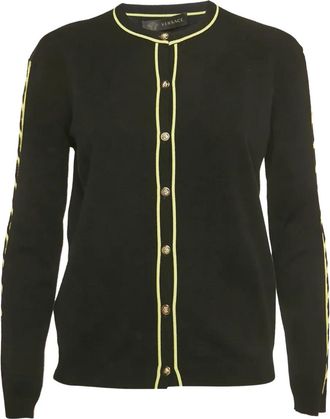 Versace Cardigan con bottoni - Nero