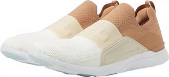 Athletic Propulsion Labs Womens Techloom Bliss Shoe In Caramel/parchment/ivory