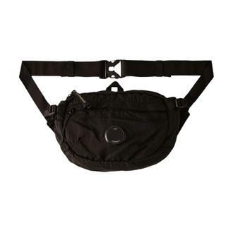 C.P. Company Belt Bags, male, Black, Size: ONE SIZE Nylon B Waistbag