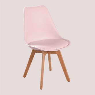 Sklum Sklum - Silla De Comedor En Polipropileno Y Madera De Haya Nordic