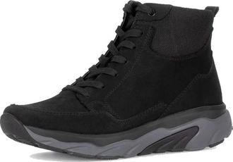 Gabor Rollingsoft Enkellaars - Dames - Wandelschoenen - Zwart - 40 EU - Leer - Fitness