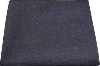 King & Priory Luxury Navy Blue Donegal Tweed Pocket Square, Handkerchief