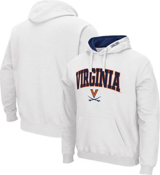 Colosseum Mens Colosseum White Virginia Cavaliers Arch & Logo 3.0 Pullover Hoodie at Nordstrom, Size Xxx-Large