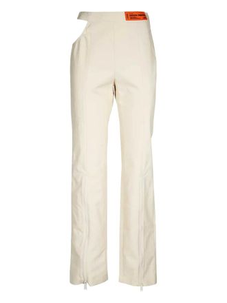 Heron Preston cut-out cotton trousers - Neutrals