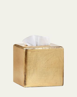 Labrazel Ava Tissue Box Cover, Gold