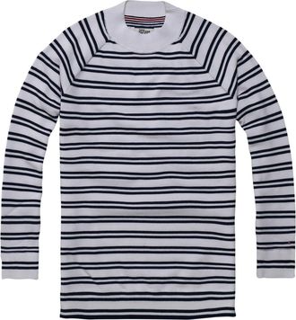 Tommy Hilfiger Gestreepte tuniek voor dames (Wit)