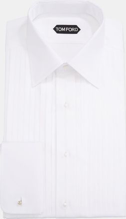 Tom Ford Mens Plisse Formal Dress Shirt