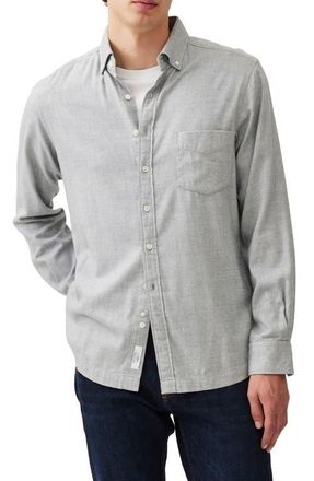 Rodd & Gunn Barrhill Sports Fit Button-Down Shirt in Smoke at Nordstrom, Size X-Large