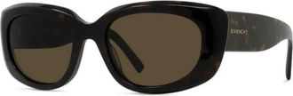 Givenchy Day Gv 40104U 52E Zonnebril - Dames - Zonnebrillen - Bruin - 54 MM - Accessoires