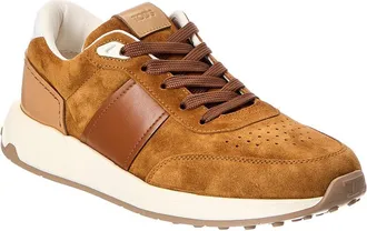 Tod's TodS Suede & Leather Sneaker