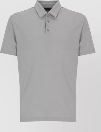 Zanone mens polo shirt short sleeves collar