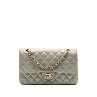 Chanel Pre-owned Classic Flap Bag - Dames - Pre-owned - Grijs - Maat: ONE Size Leer