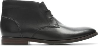 Clarks Glide Chukka, Mens Chukka Boots, Black (Black Leather), 7 UK (41 EU)