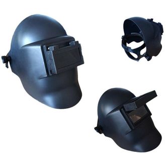 Trade Shop Trade Shop - Maschera Per Saldatura Casco Per Fabbro Protezione A Cristalli Liquidi Visiera