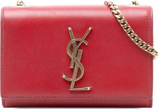 Saint Laurent Pre-owned Saint Laurent Small Leather Monogram Kate Crossbody G7D4585WRYNDHCRV