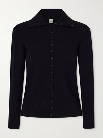 Toteme Cardigan In Maglia - Nero
