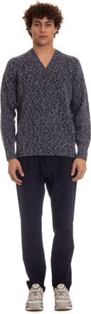 Drumohr V-Neck Wool Moulin&eacute; Sweater