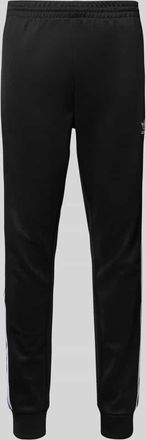 adidas Originals Regular Fit Trainingshose mit Label-Stitching in Black, Gr&ouml;&szlig;e S