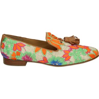 Pedro Miralles Schoenen, Dames, Veelkleurig, 38 1/2 EU, Groene Instappers met G Breedte