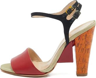 Fendi Sandali con fibbia 110mm - Rosso