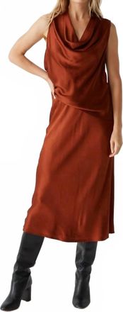 Michael Stars Leila Midi Skirt In Lava
