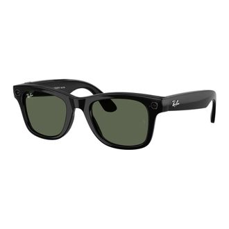 Ray-Ban Accessoires, unisex, Zwart, ONE Size, Meta Wayfarer Gen 2