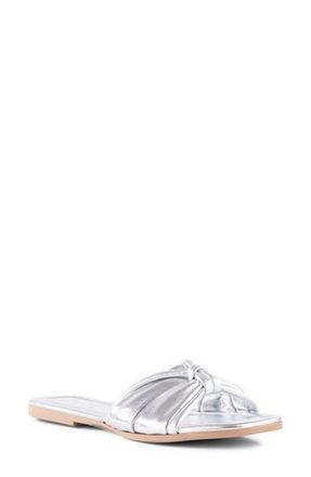 Seychelles Shades of Cool Slide Sandal in Silver at Nordstrom Rack, Size 7.5